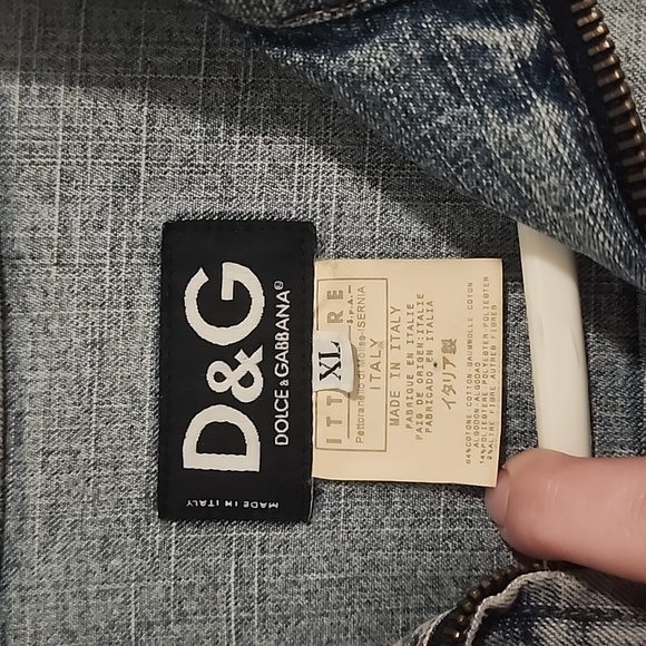 Dolce&Gabbana blue jean jacket. XL - Picture 2 of 12